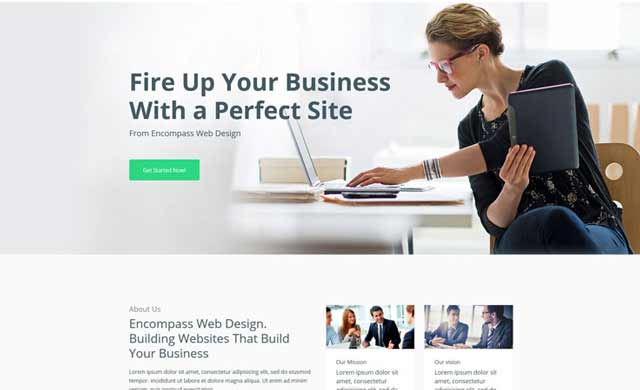 Website Template Demo for General Business