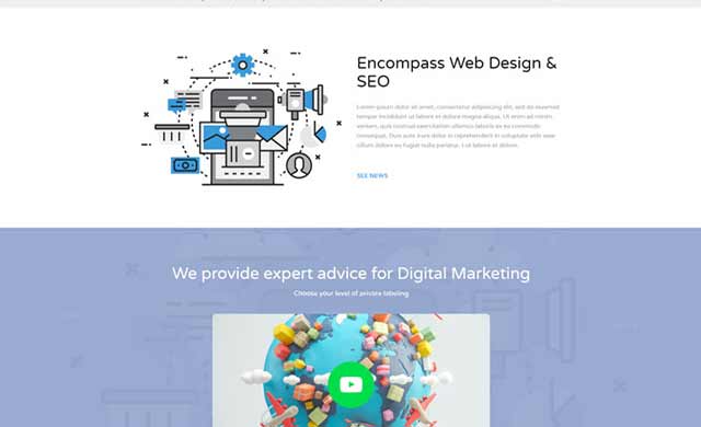 Website Template for SEO Services